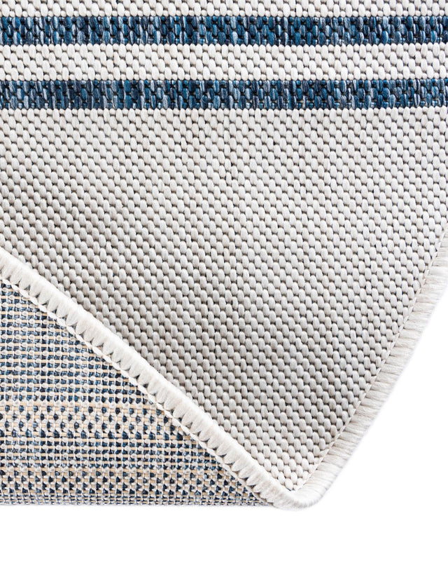 Ivory 5' 3 x 8' Jill Zarin Outdoor Oval Area Rug Weather Resistant for Patio, Deck, Terrace, Balcony, Porch Durable 100% Polypropylene Carpet for Outside for Sale at Rug Engine