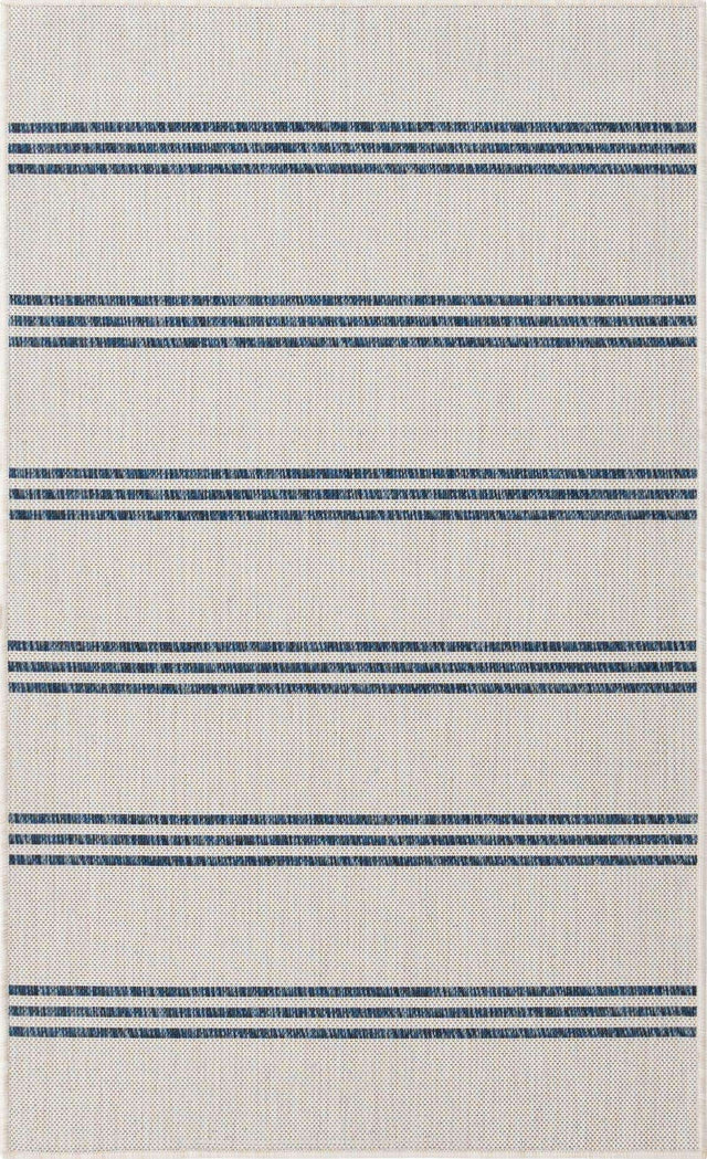 Ivory 3' 1 x 5' 3 Jill Zarin Outdoor Rectangle Area Rug Weather Resistant for Patio, Deck, Terrace, Balcony, Porch Durable 100% Polypropylene Carpet for Outside for Sale at Rug Engine
