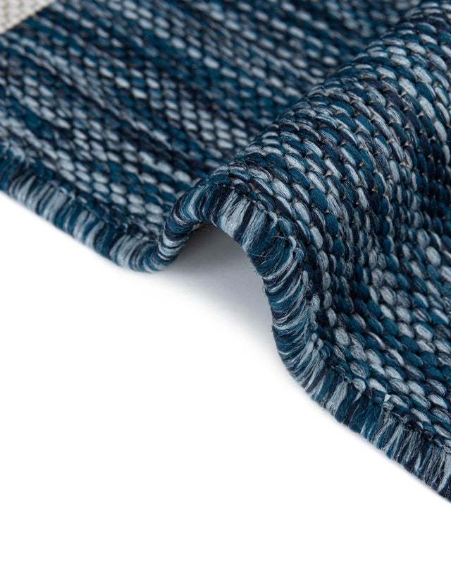 Blue 7' 10 x 10' Jill Zarin Outdoor Rectangle Area Rug Weather Resistant for Patio, Deck, Terrace, Balcony, Porch Durable 100% Polypropylene Carpet for Outside for Sale at Rug Engine