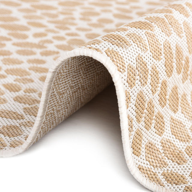 Dark Beige 5' 3 x 8' Jill Zarin Outdoor Rectangle Area Rug Weather Resistant for Patio, Deck, Terrace, Balcony, Porch Durable 100% Polypropylene Carpet for Outside for Sale at Rug Engine