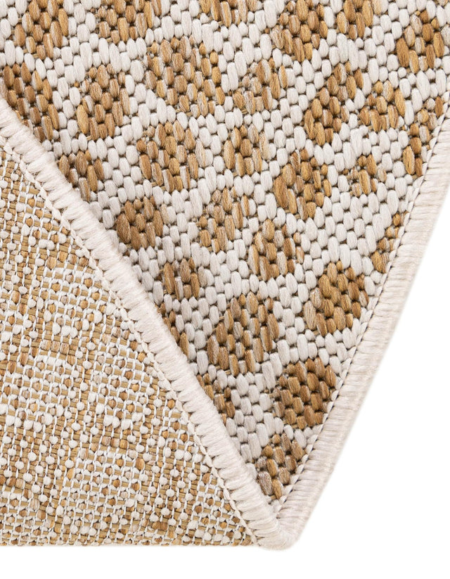Dark Beige 5' 3 x 8' Jill Zarin Outdoor Oval Area Rug Weather Resistant for Patio, Deck, Terrace, Balcony, Porch Durable 100% Polypropylene Carpet for Outside for Sale at Rug Engine