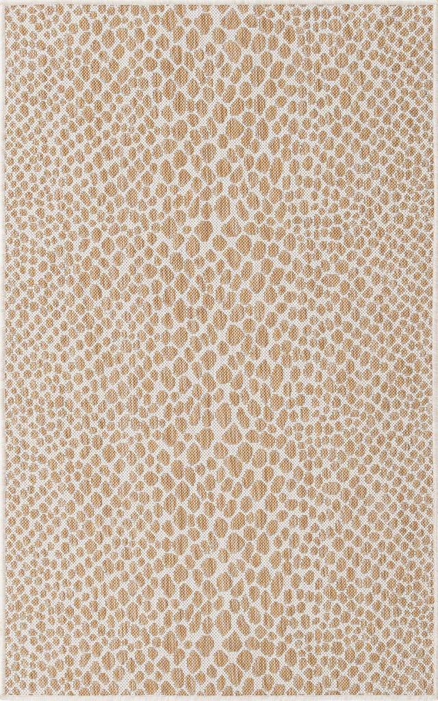Dark Beige 3' 1 x 5' 3 Jill Zarin Outdoor Rectangle Area Rug Weather Resistant for Patio, Deck, Terrace, Balcony, Porch Durable 100% Polypropylene Carpet for Outside for Sale at Rug Engine