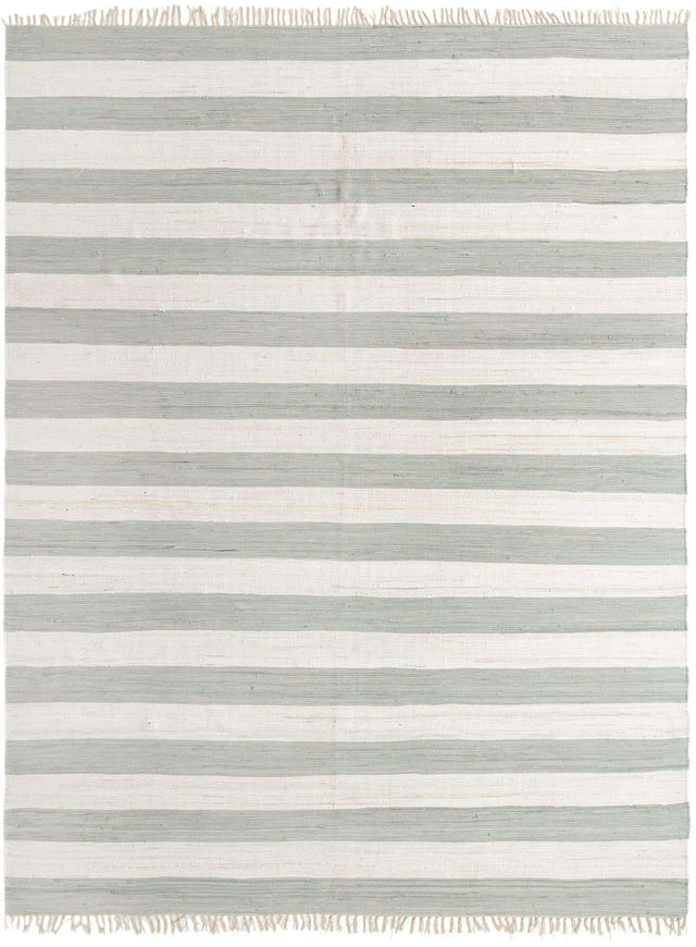 Gray 12' 2 x 16' 1 Chindi Rag Rectangle Area Rug 100% Cotton All Natural Eco-Friendly Carpet Mat Decor for Homes for Sale at Rug Engine