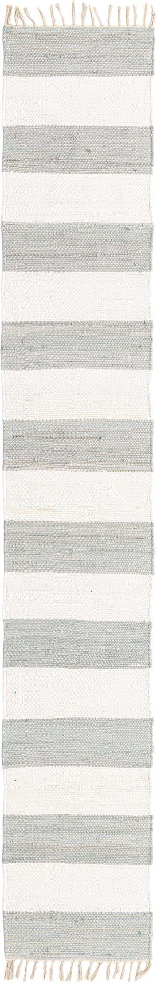 Gray 2' 2 x 12' Chindi Rag Runner Area Rug 100% Cotton All Natural Eco-Friendly Carpet Mat Decor for Homes for Sale at Rug Engine