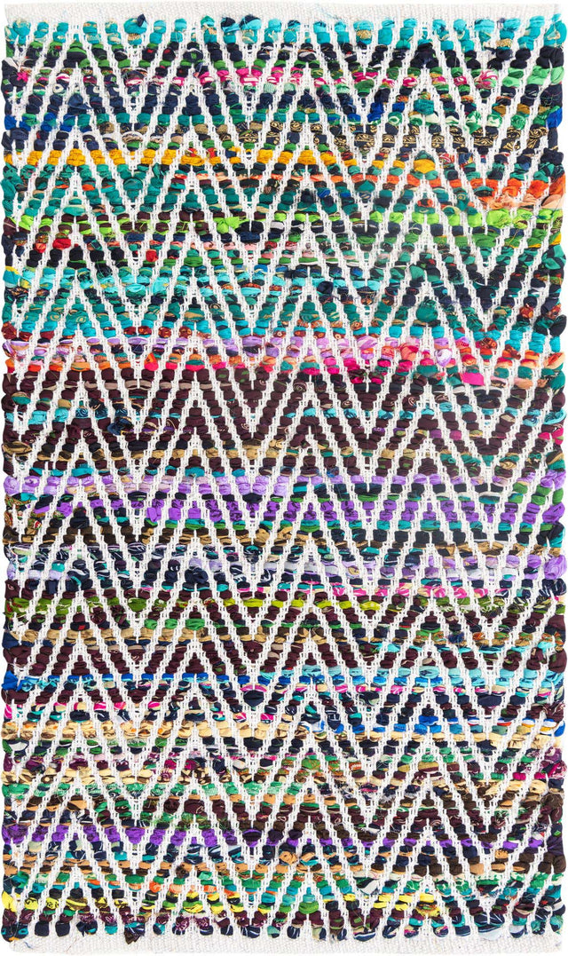 Green 2' x 3' 1 Chindi Chevron Rectangle Area Rug 100% Denim Cotton All Natural Modern Geometric Carpet Dining Living Rooms Bathroom Dorm Decor for Sale at Rug Engine