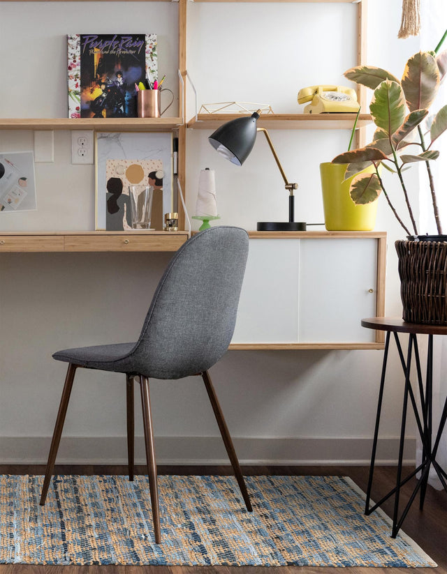 Navy Blue 2' 2 x 6' 1 Chindi Jute Runner Area Rug Interior Design Home Decor Carpet Mat for Sale at Rug Engine