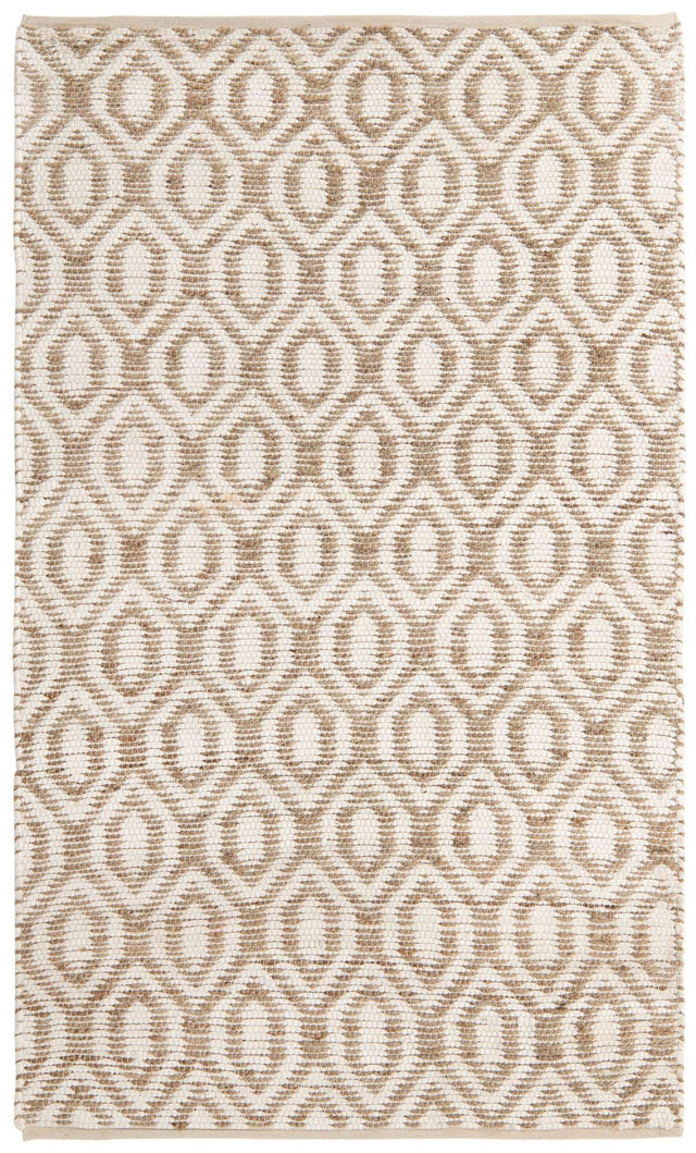 White 5' 1 x 8' Chindi Jute Rectangle Area Rug Interior Design Home Decor Carpet Mat for Sale at Rug Engine