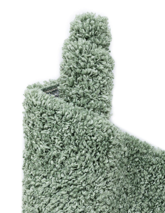 Sage 5' 3 x 8' Davos Shag Oval Area Rug Thick Soft Touch Fluffy & Plush Shaggy Pile 100% Polypropylene Carpet for Living Dining Bedrooms Office for Sale at Rug Engine