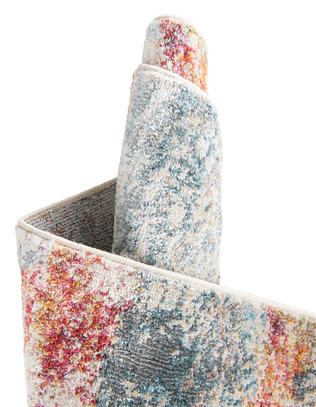 Cream 4' 3 x 6' 1 Baracoa Oval Area Rug 100% Polypropylene Distressed Vintage Living Dining Room Office Traditional Carpet for Sale at Rug Engine