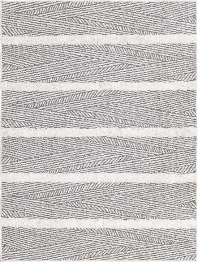 Anthracite Gray 4' 5 x 6' Sabrina Soto Casa Rectangle Area Rug 100% Cotton Geometric Pattern All Natural Material Eco Friendly Carpet for Sale at Rug Engine