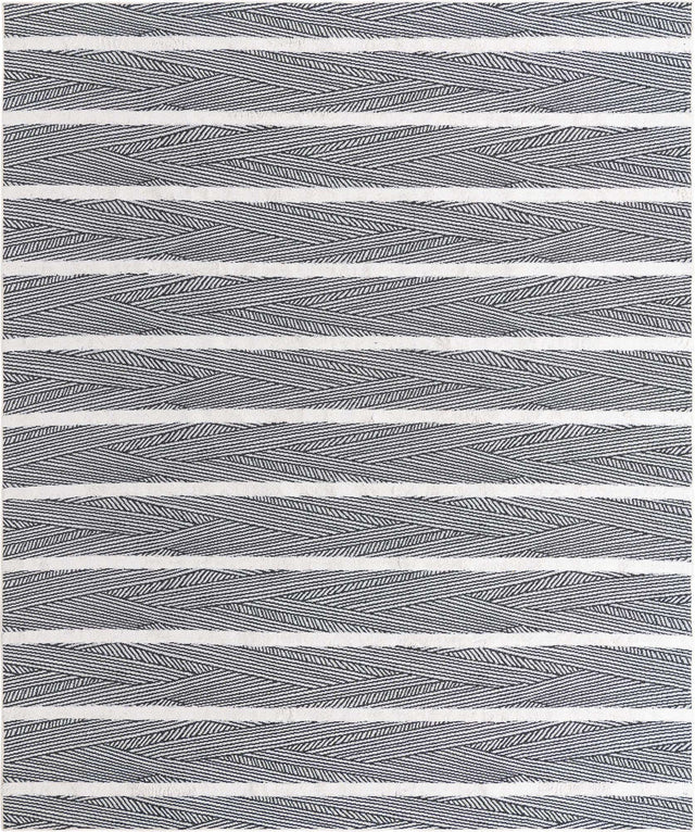 Black 9' 10 x 12' Sabrina Soto Casa Rectangle Area Rug 100% Cotton Geometric Pattern All Natural Material Eco Friendly Carpet for Sale at Rug Engine