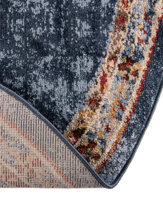 Dark Blue 5' x 8' Utopia Oval Area Rug Traditional Vintage Persian Inspired Vivid Color Durable Carpet for Unique Interiors for Sale at Rug Engine