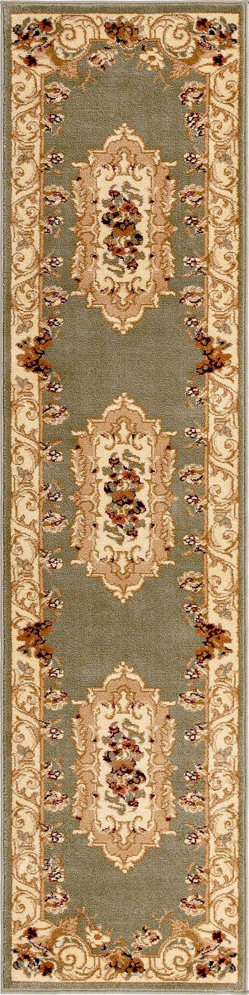 Green 2' x 8' Versailles Runner Area Rug