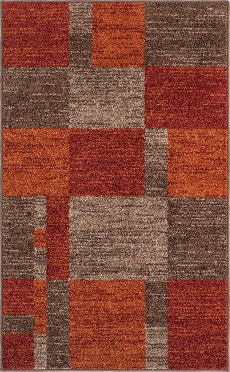 Multicolor 3' 1 x 5' 3 Autumn Rectangle Area Rug 100% Polypropylene Durable Jute Backing Living Dining Room Bedroom Office Modern Decor Carpet for Sale at Rug Engine