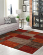 Multicolor 7' 10 x 7' 10 Autumn Square Area Rug 100% Polypropylene Durable Jute Backing Living Dining Room Bedroom Office Modern Decor Carpet for Sale at Rug Engine