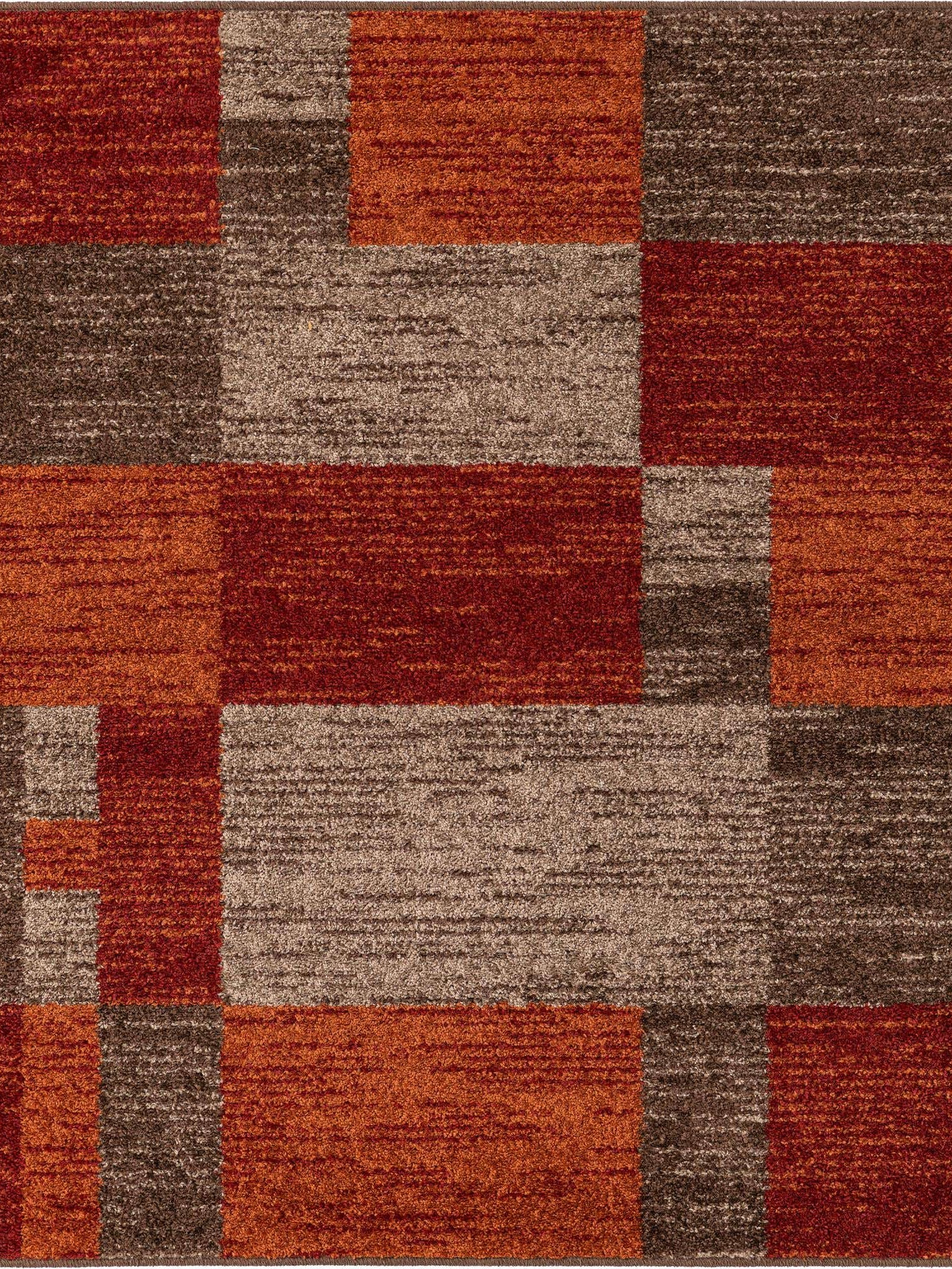 Multicolor 5' 3 x 5' 3 Autumn Square Area Rug 100% Polypropylene Durable Jute Backing Living Dining Room Bedroom Office Modern Decor Carpet for Sale at Rug Engine
