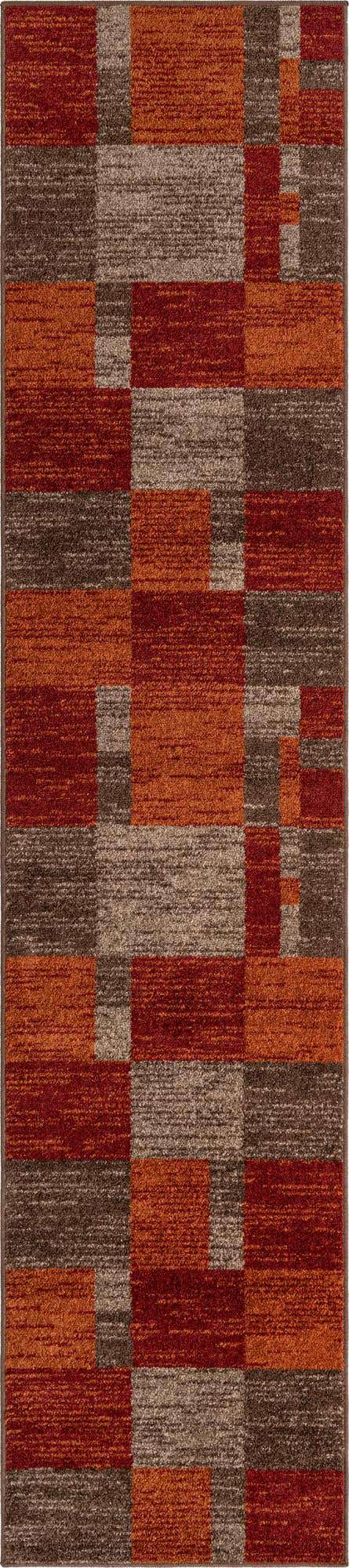 Multicolor 2' 7 x 12' Autumn Runner Area Rug 100% Polypropylene Durable Jute Backing Living Dining Room Bedroom Office Modern Decor Carpet for Sale at Rug Engine