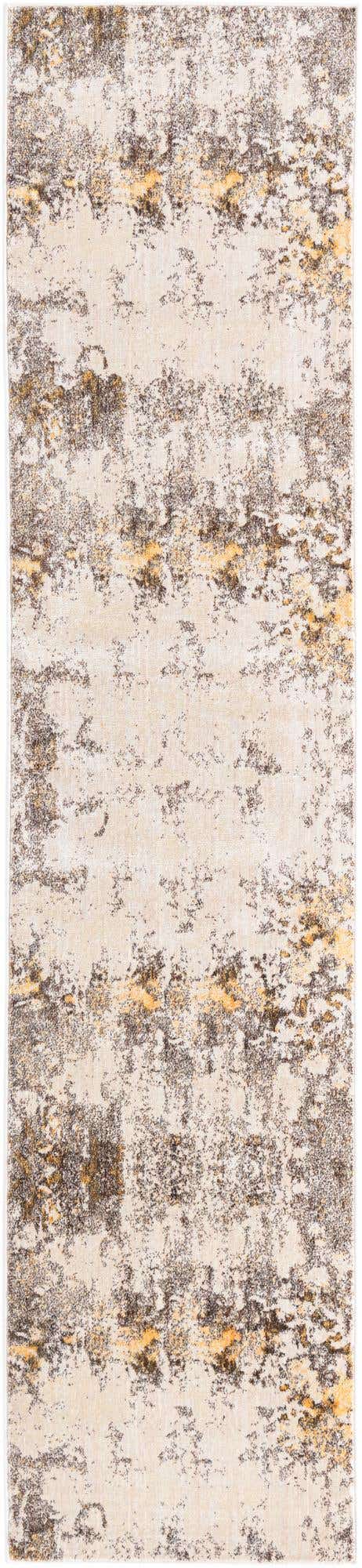 Ivory Beige 2' 7 x 12' Helios Runner Area Rug 100% Polypropylene (Space-Dyed Yarn) Easy Clean With Cotton Backing Contemporary Carpet for Sale at Rug Engine