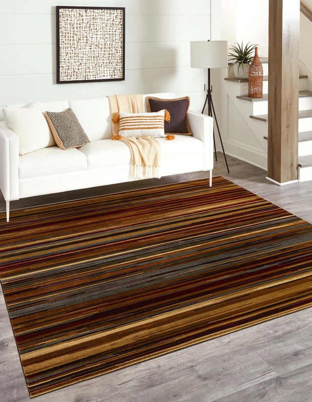 Beige 7' 1 x 7' 1 Barista Square Area Rug 100% Polypropylene Abstract Modern Geometric Carpet for Living Room Dining Office Dorm Room Decor for Sale at Rug Engine