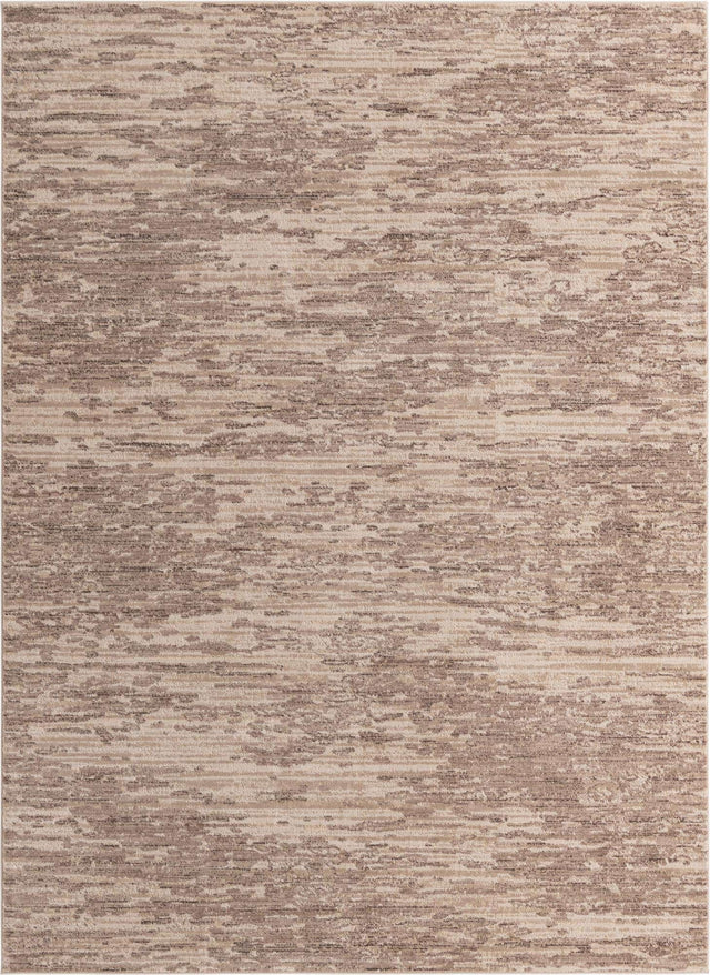 Brown 9' x 12' Oasis Rectangle Area Rug 65% Polypropylene & 35% Polyester Contemporary Carpet for Living Rooms, Bedroom, Kitchen, Dining, Office for Sale at Rug Engine