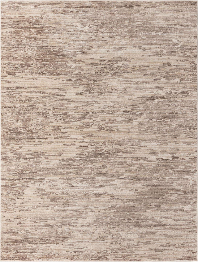 Brown 8' x 10' Oasis Rectangle Area Rug 65% Polypropylene & 35% Polyester Contemporary Carpet for Living Rooms, Bedroom, Kitchen, Dining, Office for Sale at Rug Engine
