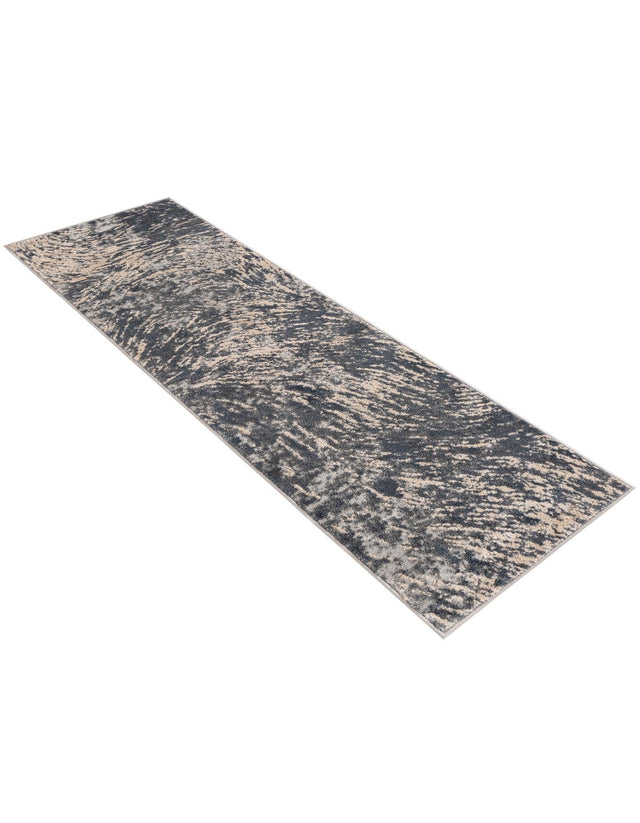 Gray 2' x 6' Oasis Runner Area Rug 65% Polypropylene & 35% Polyester Contemporary Carpet for Living Rooms, Bedroom, Kitchen, Dining, Office for Sale at Rug Engine