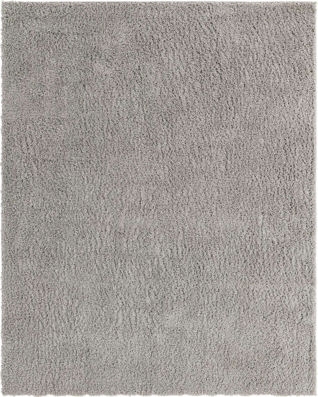 Light Gray 8' x 10' Everyday Shag Rectangle Area Rug Thick Soft Touch Fluffy & Plush Shaggy Pile 100% Polypropylene With Cotton Backing Durable Carpet for Sale at Rug Engine