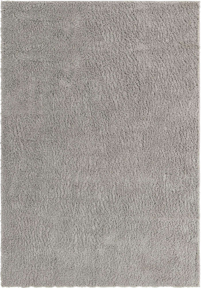 Light Gray 7' x 10' Everyday Shag Rectangle Area Rug Thick Soft Touch Fluffy & Plush Shaggy Pile 100% Polypropylene With Cotton Backing Durable Carpet for Sale at Rug Engine