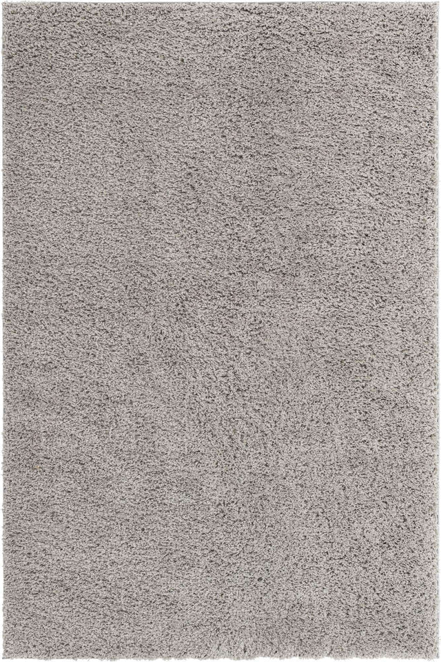 Light Gray 6' x 9' Everyday Shag Rectangle Area Rug Thick Soft Touch Fluffy & Plush Shaggy Pile 100% Polypropylene With Cotton Backing Durable Carpet for Sale at Rug Engine