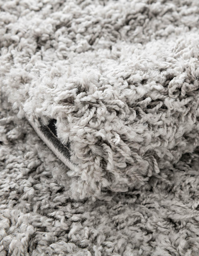 Light Gray 8' x 10' Everyday Shag Rectangle Area Rug Thick Soft Touch Fluffy & Plush Shaggy Pile 100% Polypropylene With Cotton Backing Durable Carpet for Sale at Rug Engine
