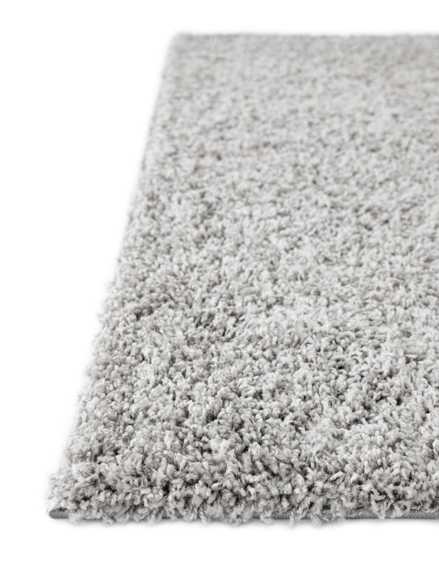 Light Gray 8' x 10' Everyday Shag Rectangle Area Rug Thick Soft Touch Fluffy & Plush Shaggy Pile 100% Polypropylene With Cotton Backing Durable Carpet for Sale at Rug Engine