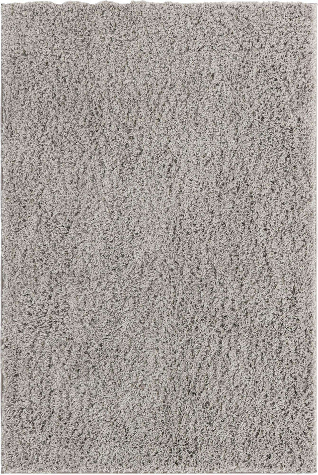 Light Gray 4' x 6' Everyday Shag Rectangle Area Rug Thick Soft Touch Fluffy & Plush Shaggy Pile 100% Polypropylene With Cotton Backing Durable Carpet for Sale at Rug Engine
