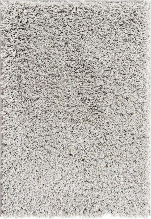Light Gray 2' 2 x 3' Everyday Shag Rectangle Area Rug Thick Soft Touch Fluffy & Plush Shaggy Pile 100% Polypropylene With Cotton Backing Durable Carpet for Sale at Rug Engine