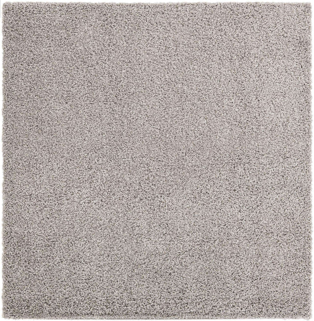 Light Gray 7' 10 x 7' 10 Everyday Shag Square Area Rug Thick Soft Touch Fluffy & Plush Shaggy Pile 100% Polypropylene With Cotton Backing Durable Carpet for Sale at Rug Engine