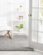 Light Gray 7' 10 x 7' 10 Everyday Shag Square Area Rug Thick Soft Touch Fluffy & Plush Shaggy Pile 100% Polypropylene With Cotton Backing Durable Carpet for Sale at Rug Engine
