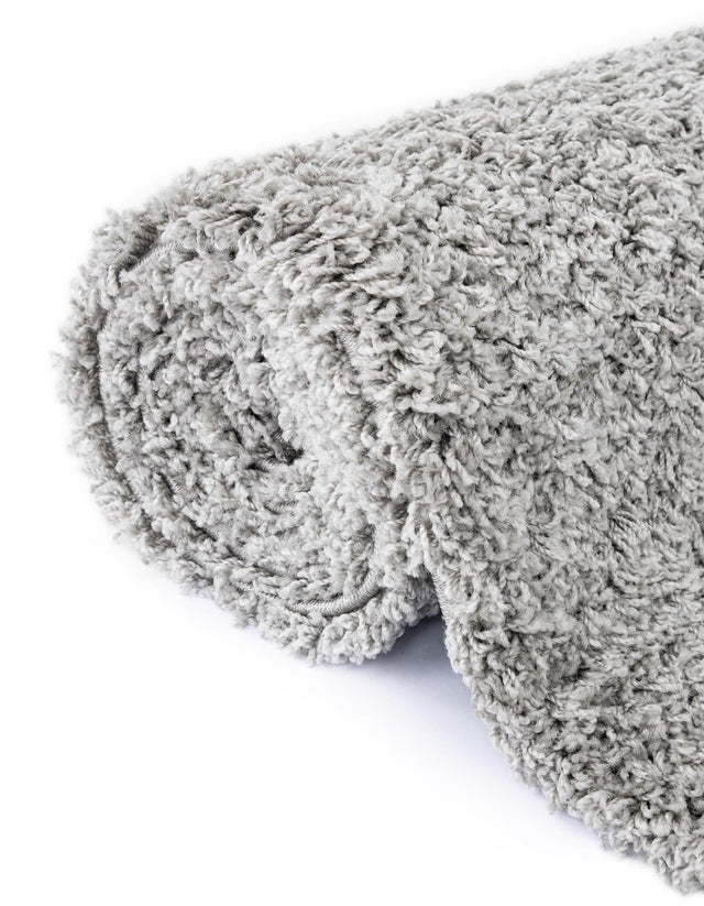 Light Gray 7' 10 x 7' 10 Everyday Shag Square Area Rug Thick Soft Touch Fluffy & Plush Shaggy Pile 100% Polypropylene With Cotton Backing Durable Carpet for Sale at Rug Engine