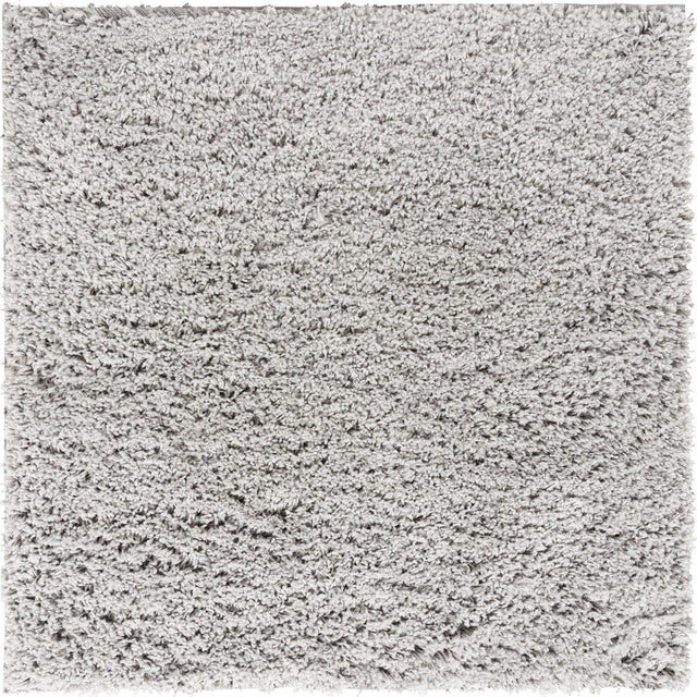 Light Gray 3' 3 x 3' 3 Everyday Shag Square Area Rug Thick Soft Touch Fluffy & Plush Shaggy Pile 100% Polypropylene With Cotton Backing Durable Carpet for Sale at Rug Engine
