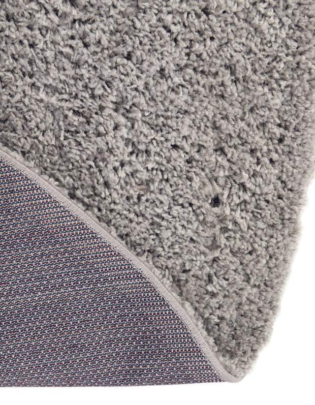 Light Gray 12' 4 x 12' 4 Everyday Shag Round Area Rug Thick Soft Touch Fluffy & Plush Shaggy Pile 100% Polypropylene With Cotton Backing Durable Carpet for Sale at Rug Engine