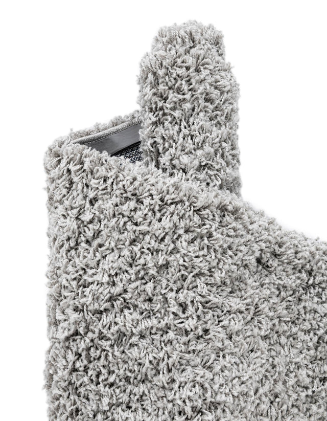 Light Gray 7' 10 x 7' 10 Everyday Shag Round Area Rug Thick Soft Touch Fluffy & Plush Shaggy Pile 100% Polypropylene With Cotton Backing Durable Carpet for Sale at Rug Engine