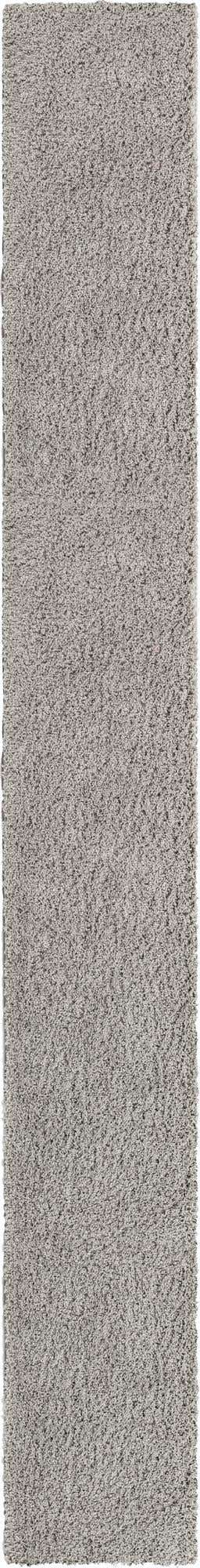 Light Gray 2' 6 x 19' 8 Everyday Shag Runner Area Rug Thick Soft Touch Fluffy & Plush Shaggy Pile 100% Polypropylene With Cotton Backing Durable Carpet for Sale at Rug Engine