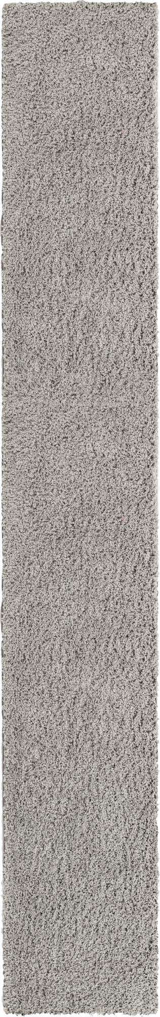 Light Gray 2' 6 x 16' 5 Everyday Shag Runner Area Rug Thick Soft Touch Fluffy & Plush Shaggy Pile 100% Polypropylene With Cotton Backing Durable Carpet for Sale at Rug Engine
