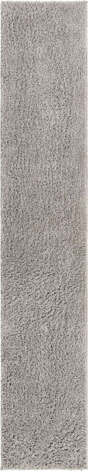 Light Gray 2' 6 x 13' Everyday Shag Runner Area Rug Thick Soft Touch Fluffy & Plush Shaggy Pile 100% Polypropylene With Cotton Backing Durable Carpet for Sale at Rug Engine