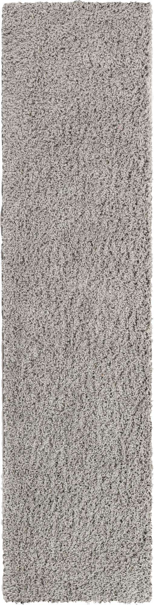 Light Gray 2' 6 x 10' Everyday Shag Runner Area Rug Thick Soft Touch Fluffy & Plush Shaggy Pile 100% Polypropylene With Cotton Backing Durable Carpet for Sale at Rug Engine