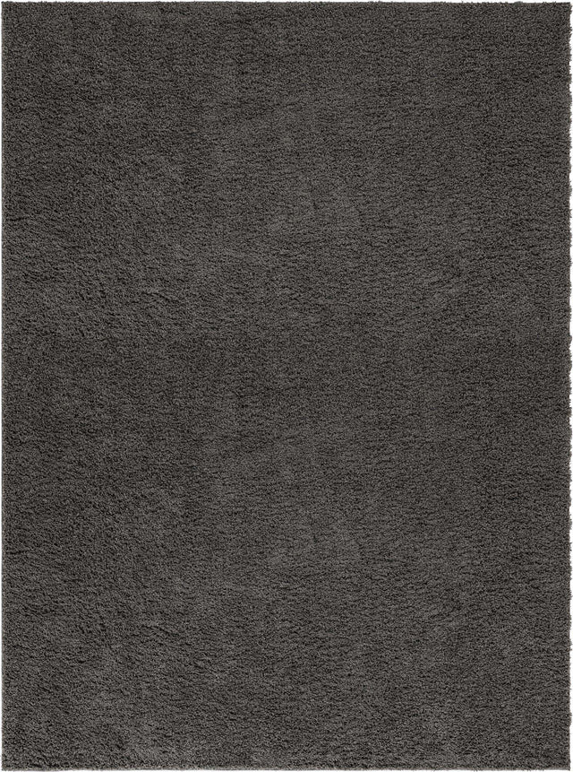 Dark Gray 10' x 13' Everyday Shag Rectangle Area Rug Thick Soft Touch Fluffy & Plush Shaggy Pile 100% Polypropylene With Cotton Backing Durable Carpet for Sale at Rug Engine