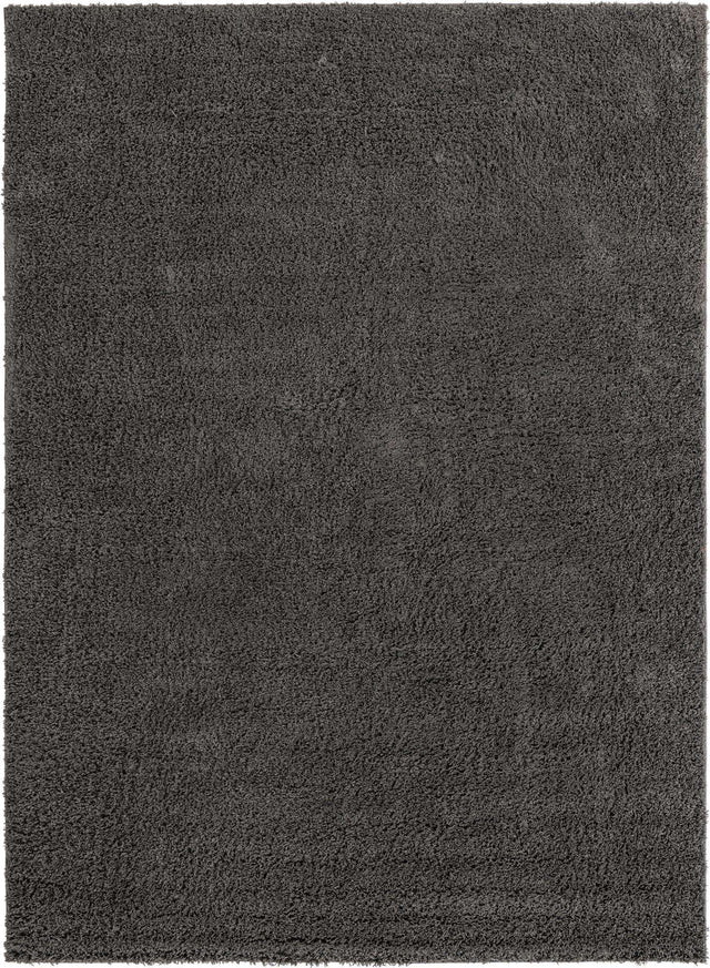 Dark Gray 9' x 12' Everyday Shag Rectangle Area Rug Thick Soft Touch Fluffy & Plush Shaggy Pile 100% Polypropylene With Cotton Backing Durable Carpet for Sale at Rug Engine