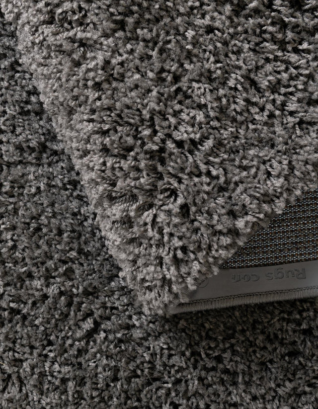 Dark Gray 7' 10 x 7' 10 Everyday Shag Octagon Area Rug Thick Soft Touch Fluffy & Plush Shaggy Pile 100% Polypropylene With Cotton Backing Durable Carpet for Sale at Rug Engine