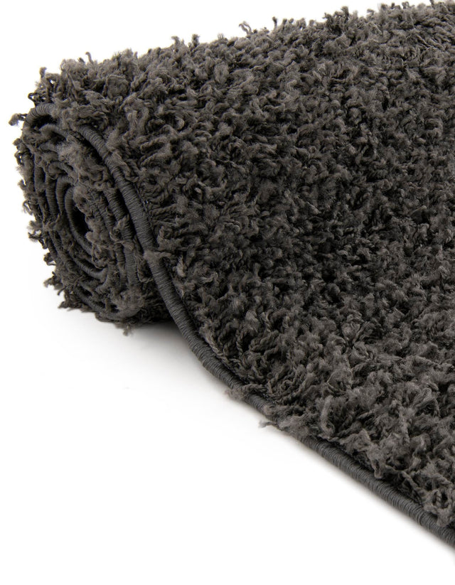 Dark Gray 7' 10 x 7' 10 Everyday Shag Octagon Area Rug Thick Soft Touch Fluffy & Plush Shaggy Pile 100% Polypropylene With Cotton Backing Durable Carpet for Sale at Rug Engine