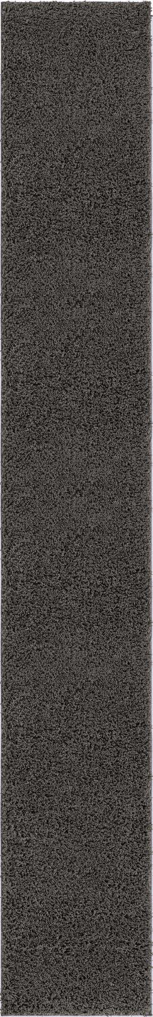 Dark Gray 2' 6 x 16' 5 Everyday Shag Runner Area Rug Thick Soft Touch Fluffy & Plush Shaggy Pile 100% Polypropylene With Cotton Backing Durable Carpet for Sale at Rug Engine
