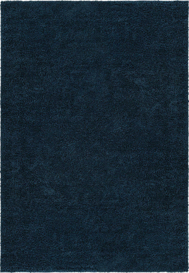 Navy Blue 10' x 13' 11 Everyday Shag Rectangle Area Rug Thick Soft Touch Fluffy & Plush Shaggy Pile 100% Polypropylene With Cotton Backing Durable Carpet for Sale at Rug Engine