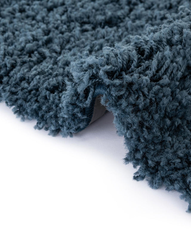 Navy Blue 8' x 11' Everyday Shag Rectangle Area Rug Thick Soft Touch Fluffy & Plush Shaggy Pile 100% Polypropylene With Cotton Backing Durable Carpet for Sale at Rug Engine